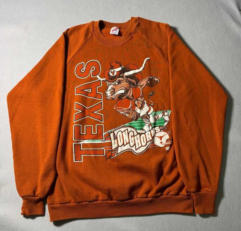 Texas Longhorns Cartoon Bevo XL - Jerzee Tag - Vintage